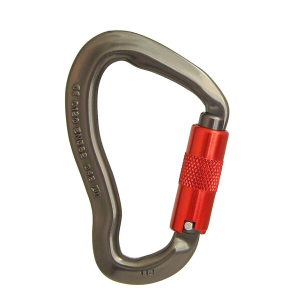 Carabiner-Gecko, Supersafe, Aluminum 10" x5" x0.5"
